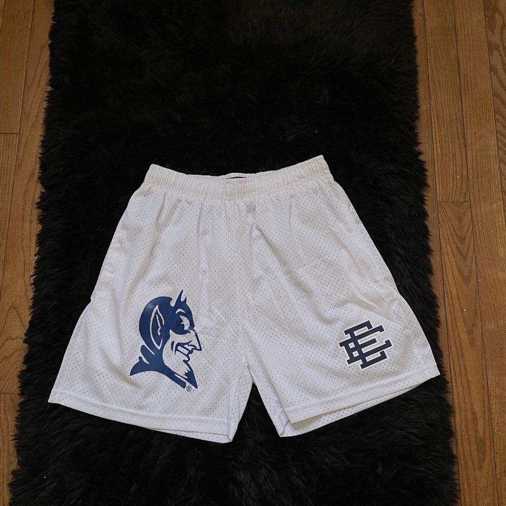 Duke Eric Emanuel White Athletic Men Shorts